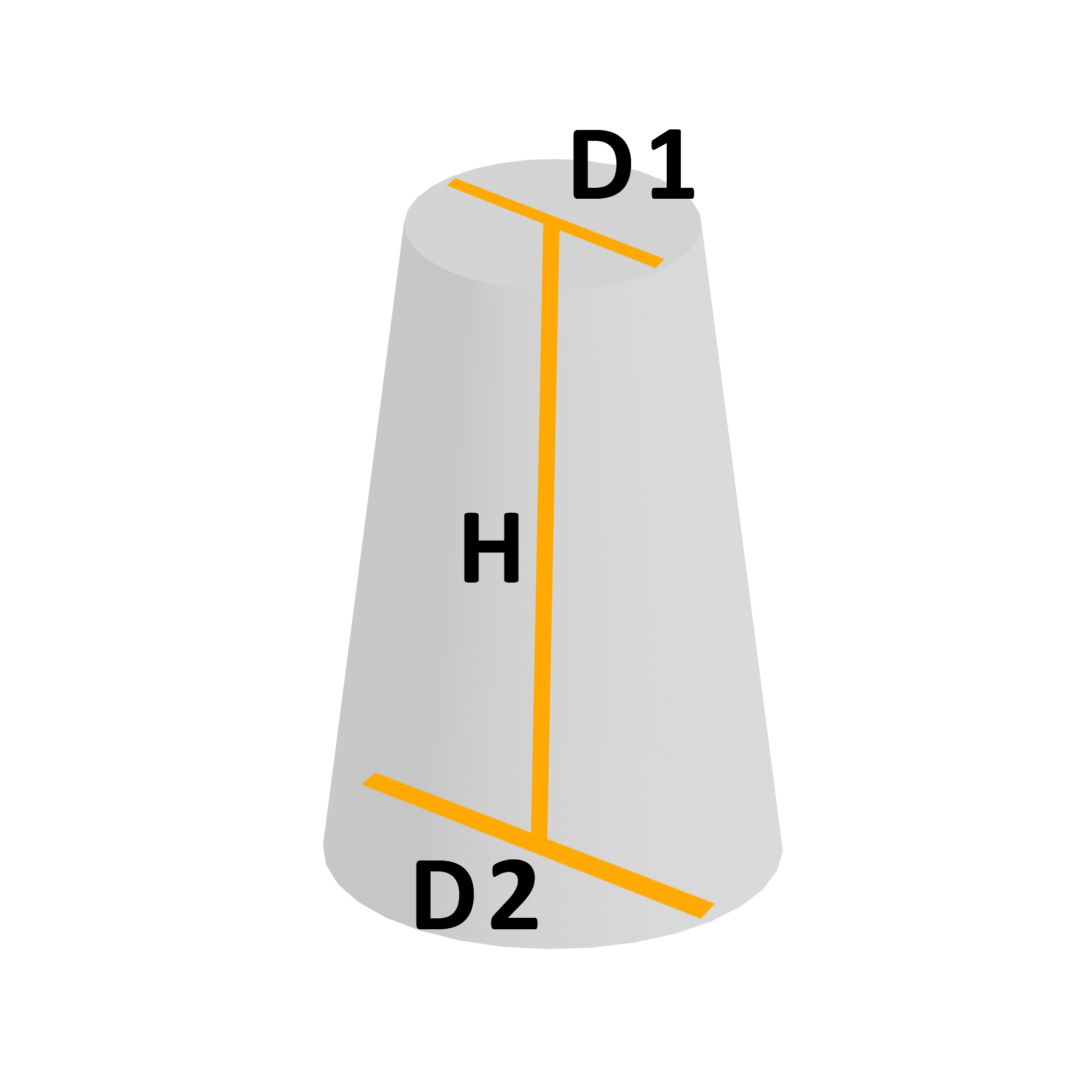 Custom Tapered Cylinder